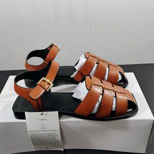 The Drop Women’s Luna Fisherman Strap Sandals | Size 6.5 | Cognac -NWT